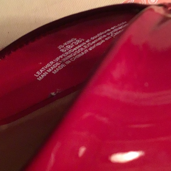 Jessica Simpson Red Patent Leather Peep-toe Shoes - Picture 5 of 7